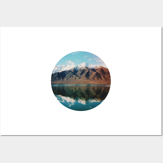 New Zealand mountain landscape with authentic light leak Wall Art by karinelizabeth